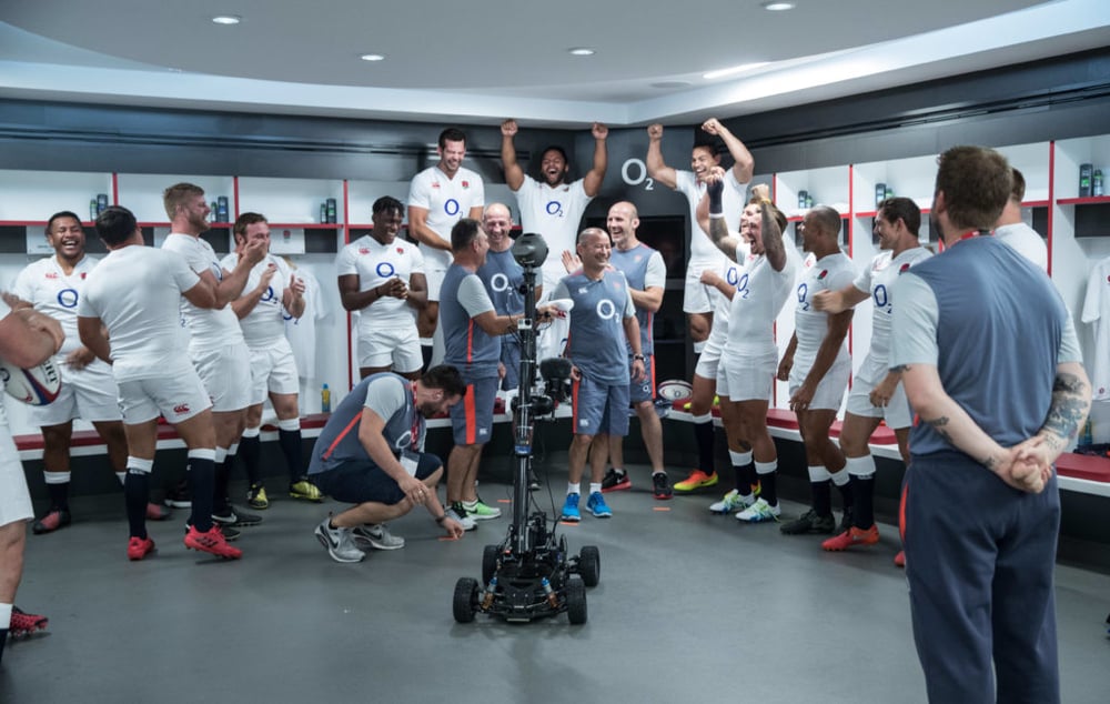 O2 Rugby "Wear The Rose" VR experience
