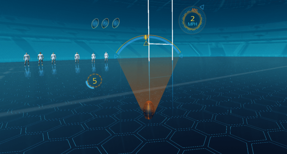 O2 Rugby "Wear The Rose" VR gameplay