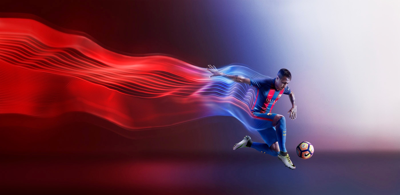 Neymar of FCB (Barcelona) Home Kit