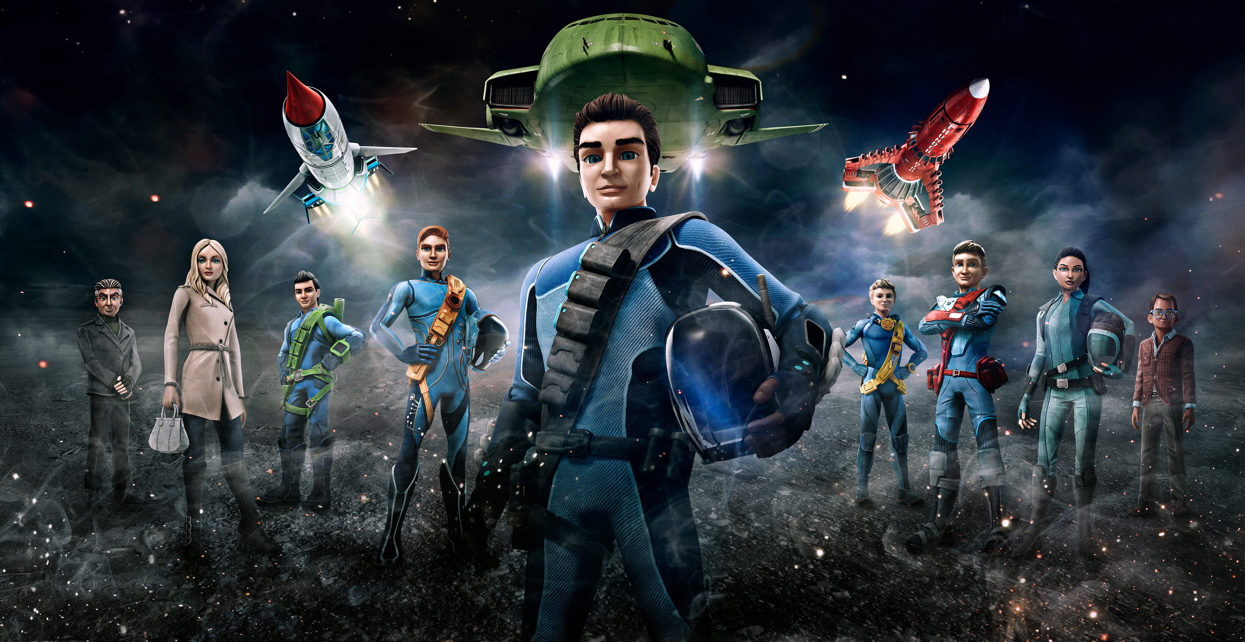 Thunderbirds Happy Finish Retouch ITV Chris Roome CGI Matt Painter