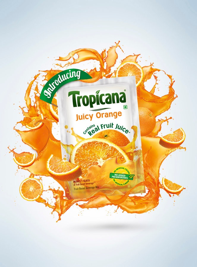 Tropicana Happy Finish Retouch CGI