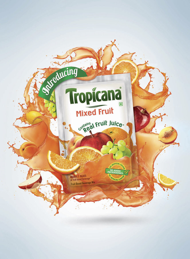 Tropicana Happy Finish Retouch CGI