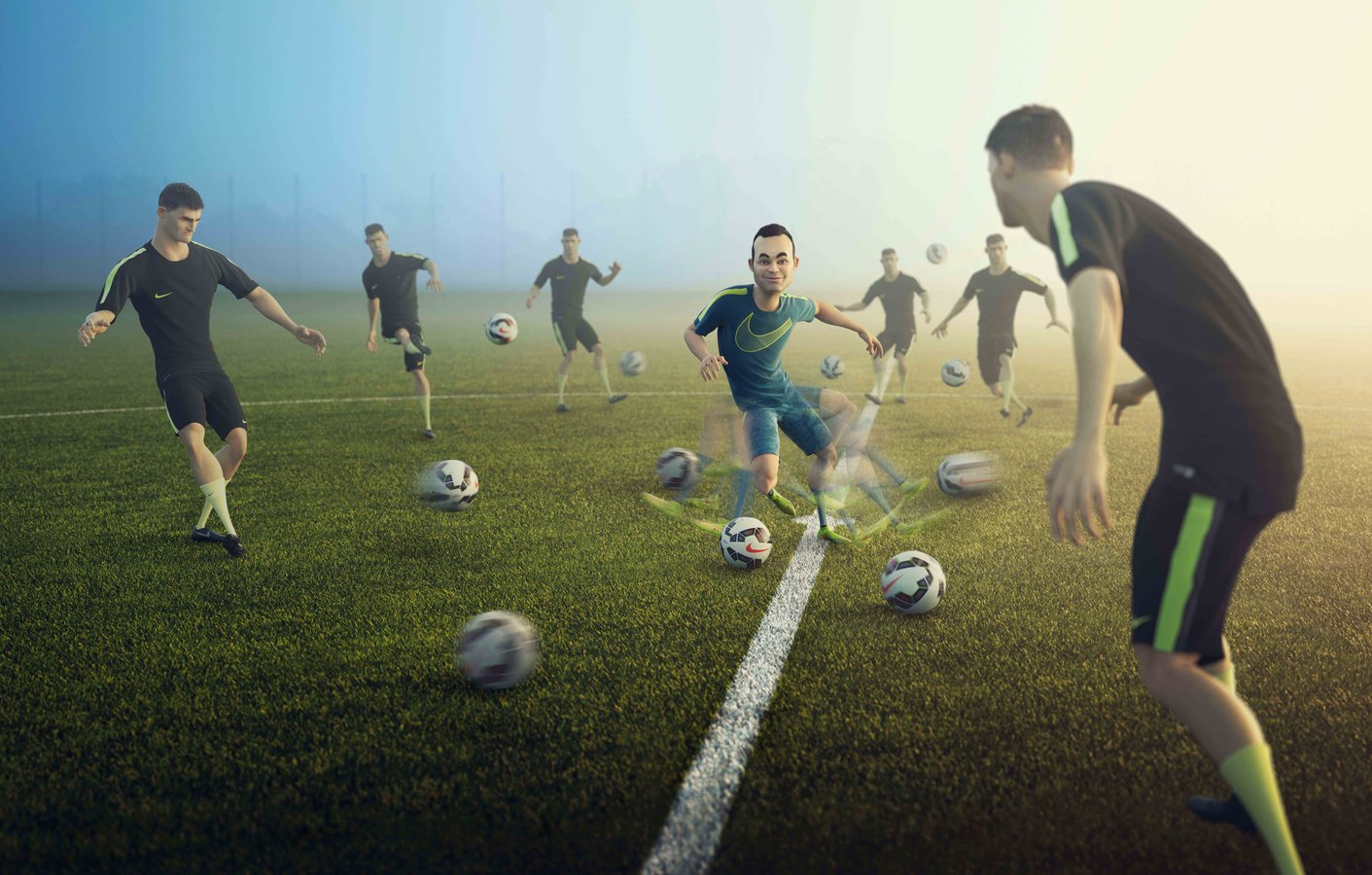 Nike Happy Finish Retouch Tom Berry CGI Roger Hudson Matt Painter