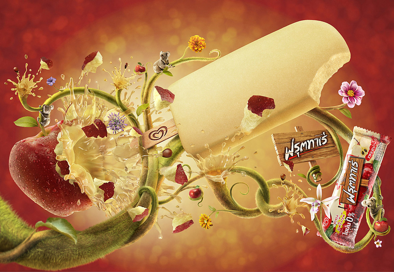 Fruttare Happy Finish Retouch Christopher Peabody CGI Simon Allan Roger Hudson