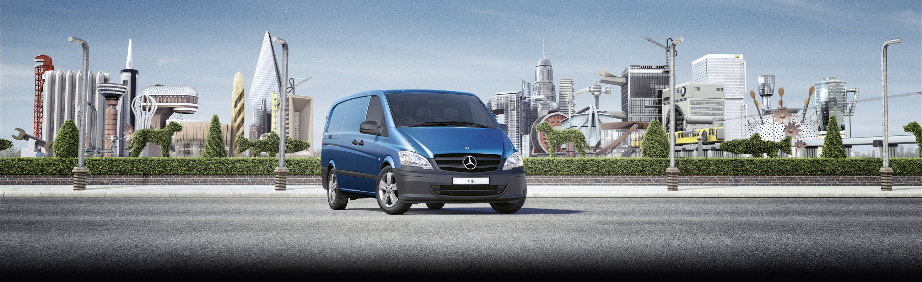 Mercedes Benz Happy Finish Retouch Christopher Peabody CGI Roger Hudson 