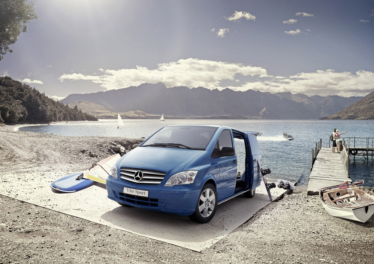 Mercedes Benz Happy Finish Retouch Christopher Peabody CGI Simon Nankivell