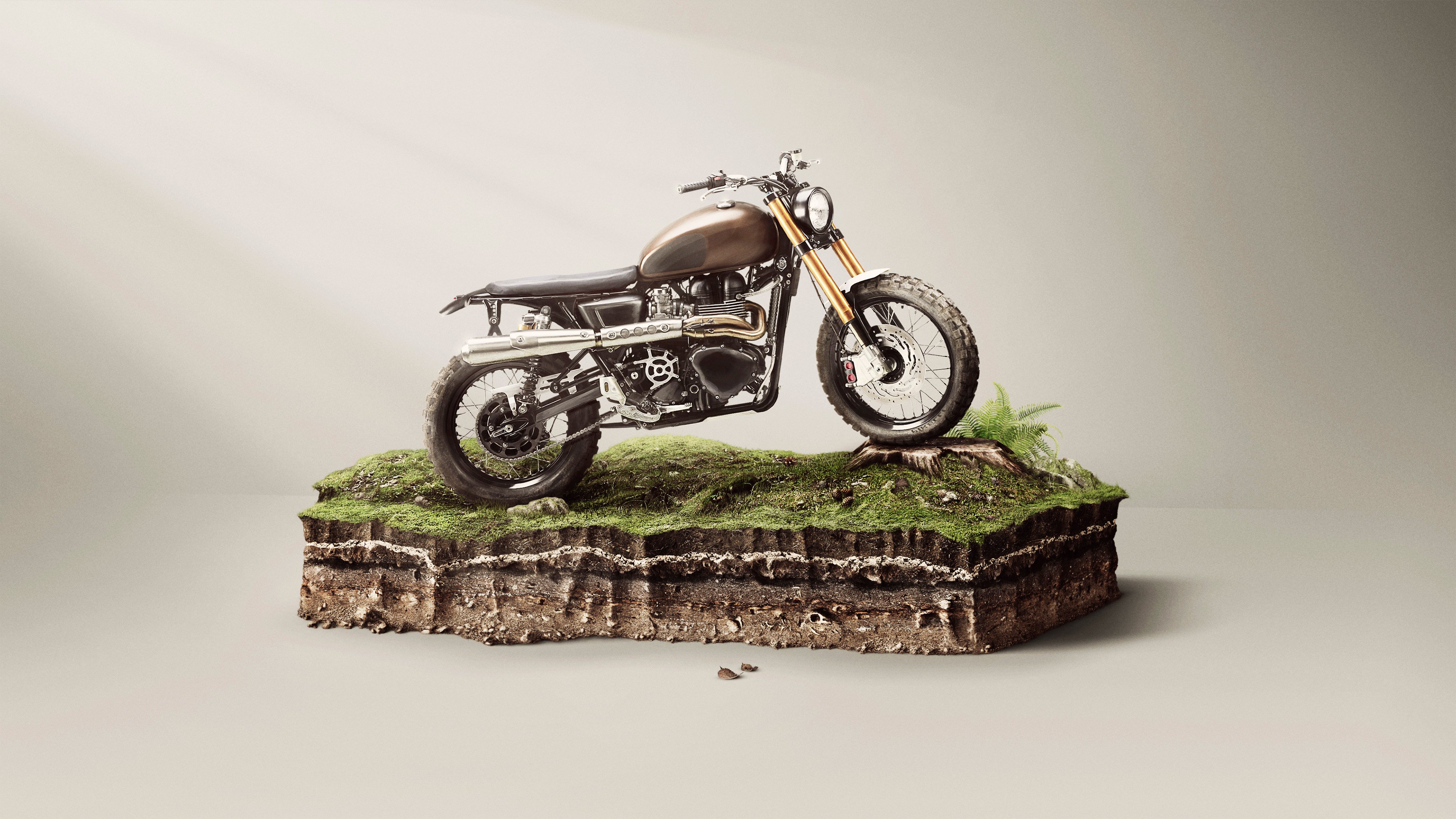 Motorcycle image retouched by Happy Finish artist Dominik Laurysiewicz