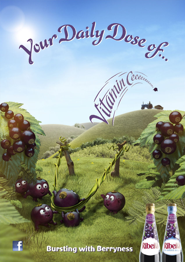 Ribena Happy Finish Retouch David Tweedie