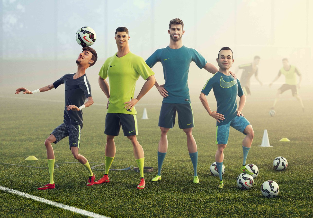 Nike Happy Finish Retouch Tom Berry CGI Matt Painter Roger Hudson Martin Ocheng Simon Allan Simon Nakivell